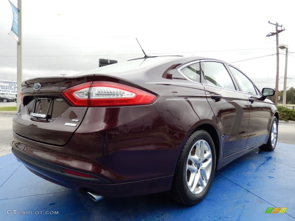 2013 Fusion SE 1.6 EcoBoost - Bordeaux Reserve Red Metallic / Dune photo #5
