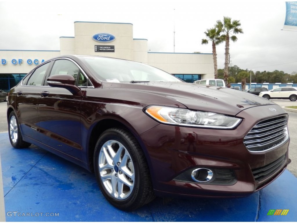 2013 Fusion SE 1.6 EcoBoost - Bordeaux Reserve Red Metallic / Dune photo #7