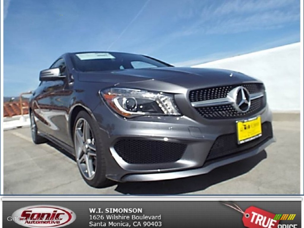 2014 CLA 250 - Mountain Gray Metallic / Black photo #1