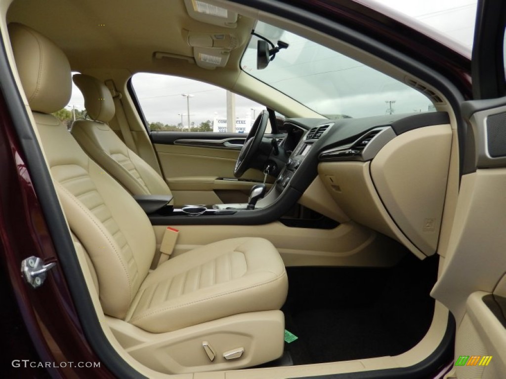 2013 Fusion SE 1.6 EcoBoost - Bordeaux Reserve Red Metallic / Dune photo #18