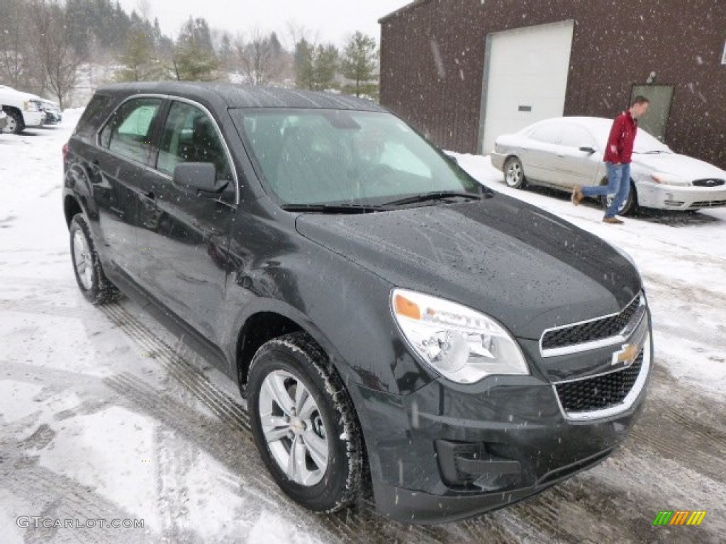 Ashen Gray Metallic 2014 Chevrolet Equinox LS AWD Exterior Photo #90567272