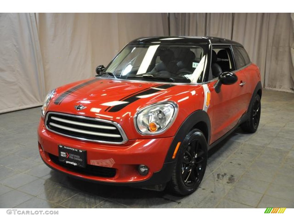 2013 Cooper Paceman - Blazing Red / Carbon Black photo #1