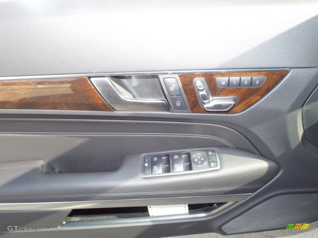 2014 E 350 Coupe - Obsidian Black Metallic / Black photo #6