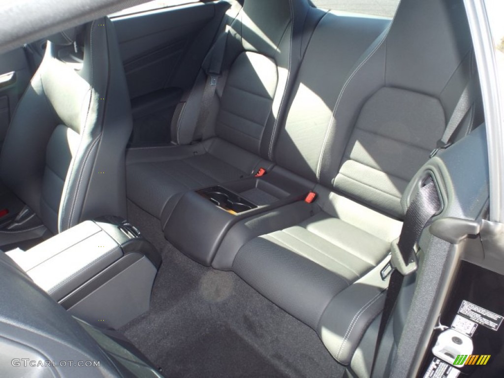 2014 E 350 Coupe - Obsidian Black Metallic / Black photo #8