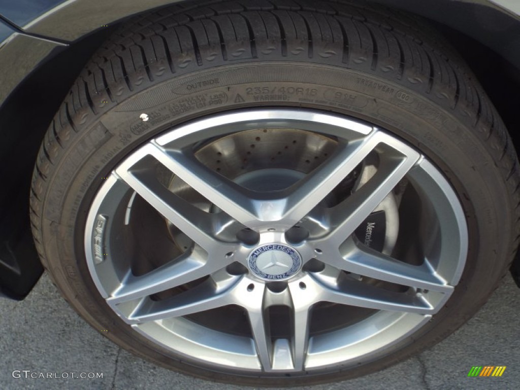 2014 E 350 Coupe - Obsidian Black Metallic / Black photo #10
