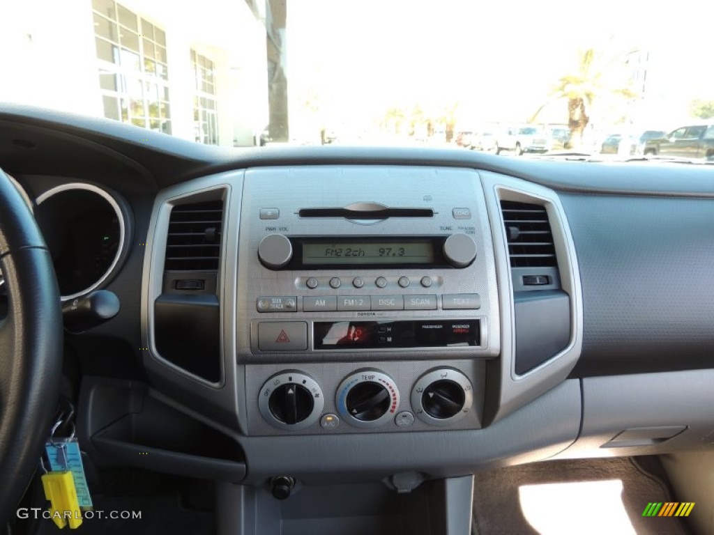 2007 Tacoma V6 SR5 PreRunner Double Cab - Impulse Red Pearl / Graphite Gray photo #17