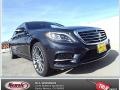 2014 Anthracite Blue Metallic Mercedes-Benz S 550 Sedan  photo #1