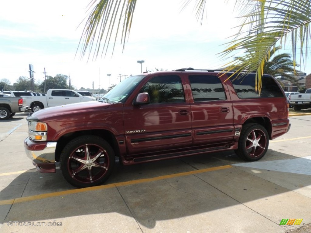 2003 Yukon XL SLT - Garnet Red Metallic / Neutral/Shale photo #5