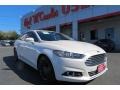 White Platinum Metallic Tri-coat 2013 Ford Fusion SE 1.6 EcoBoost