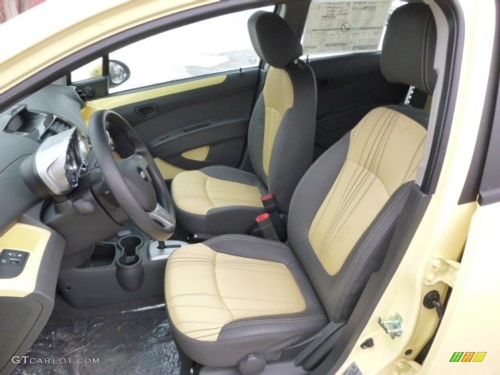 Yellow Yellow Interior 2014 Chevrolet Spark Ls Photo