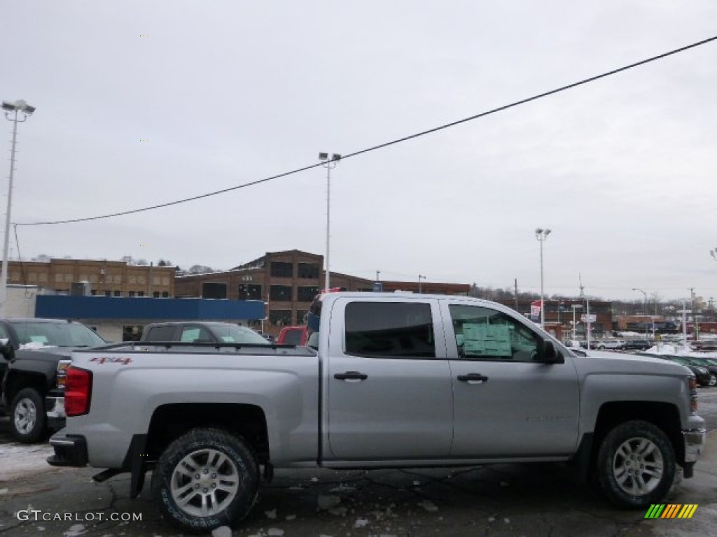2014 Silverado 1500 LT Crew Cab 4x4 - Silver Ice Metallic / Jet Black photo #1