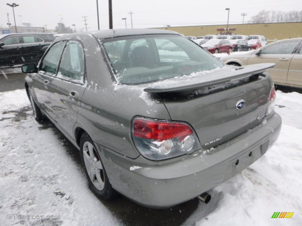 2006 Impreza 2.5i Sedan - Steel Gray Metallic / Anthracite Black photo #2