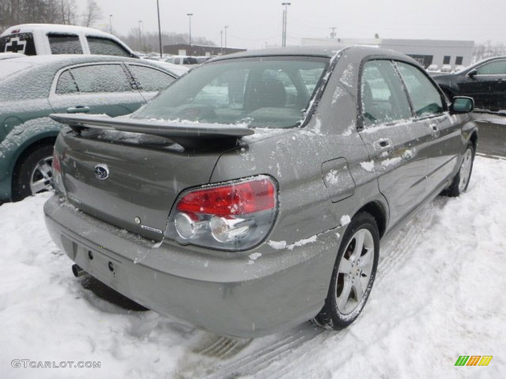 2006 Impreza 2.5i Sedan - Steel Gray Metallic / Anthracite Black photo #4