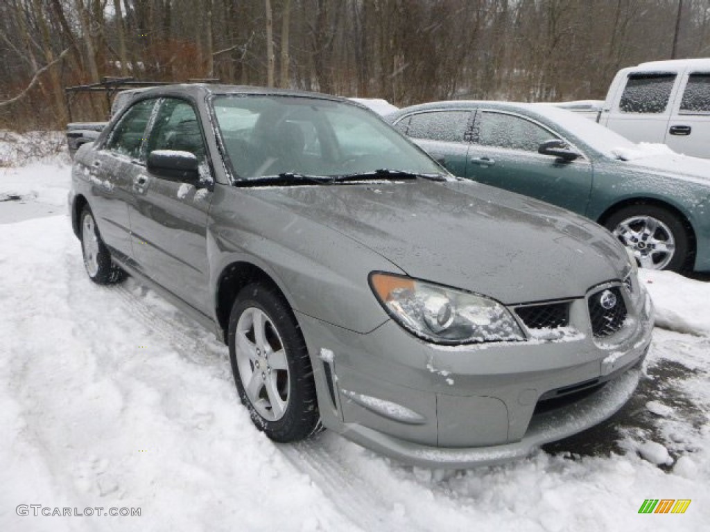 2006 Impreza 2.5i Sedan - Steel Gray Metallic / Anthracite Black photo #5