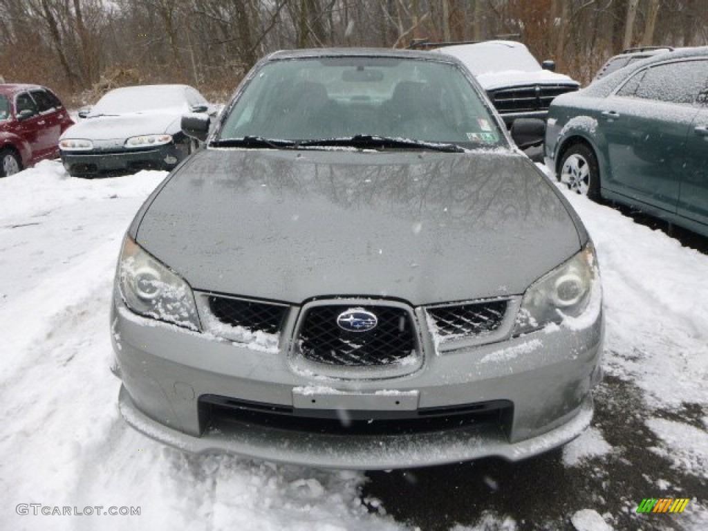 2006 Impreza 2.5i Sedan - Steel Gray Metallic / Anthracite Black photo #6