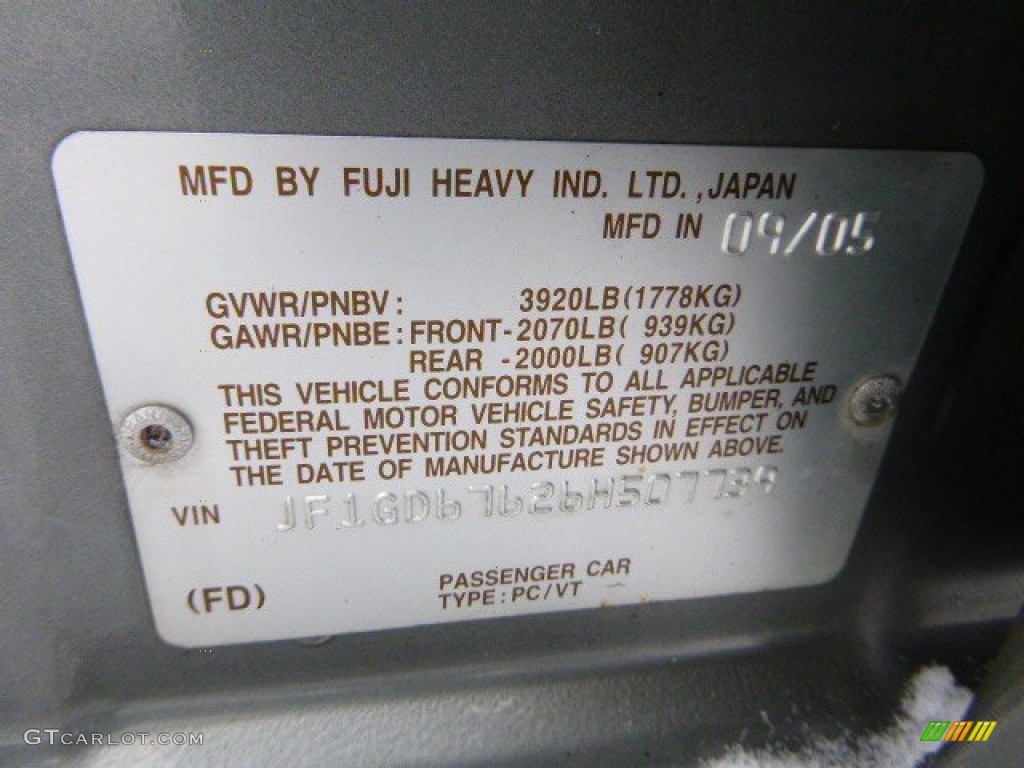 2006 Impreza 2.5i Sedan - Steel Gray Metallic / Anthracite Black photo #14