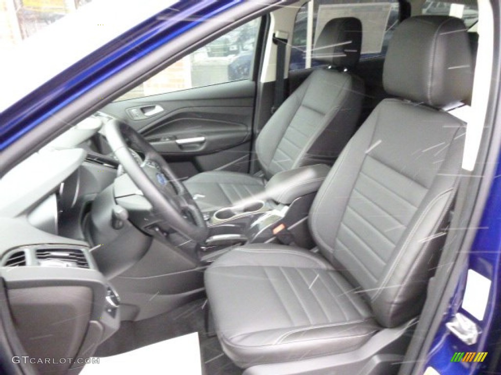 2014 Escape Titanium 2.0L EcoBoost 4WD - Deep Impact Blue / Charcoal Black photo #10