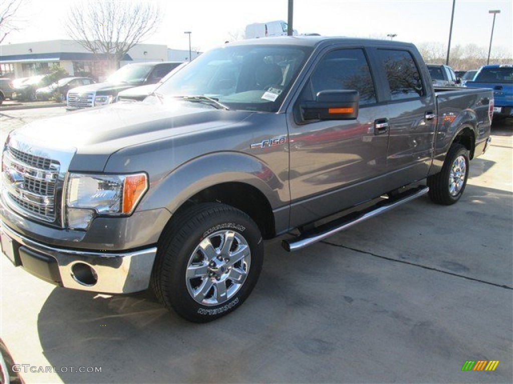 2014 F150 XLT SuperCrew - Sterling Grey / Steel Grey photo #2