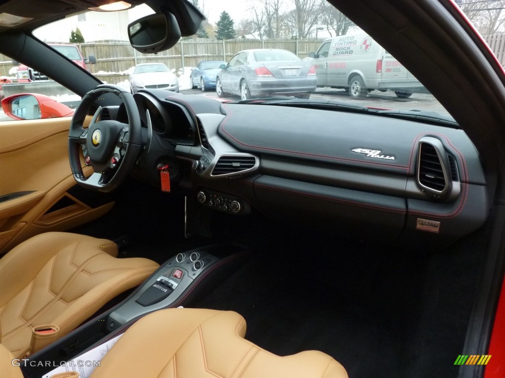 2013 Ferrari 458 Italia Beige Dashboard Photo #90582361