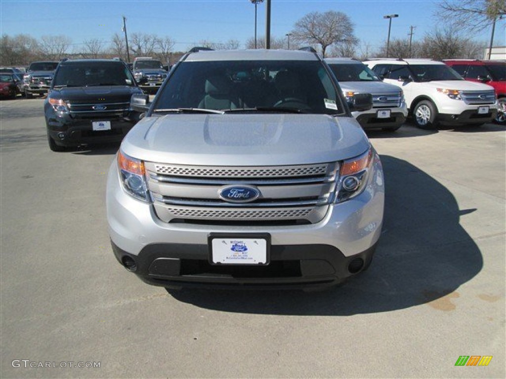 2014 Explorer FWD - Ingot Silver / Medium Light Stone photo #1
