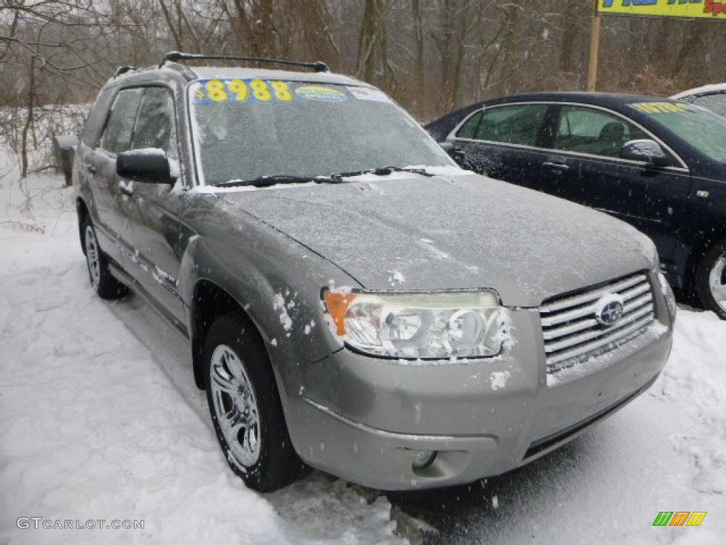 2006 Forester 2.5 X - Steel Gray Metallic / Graphite Gray photo #5