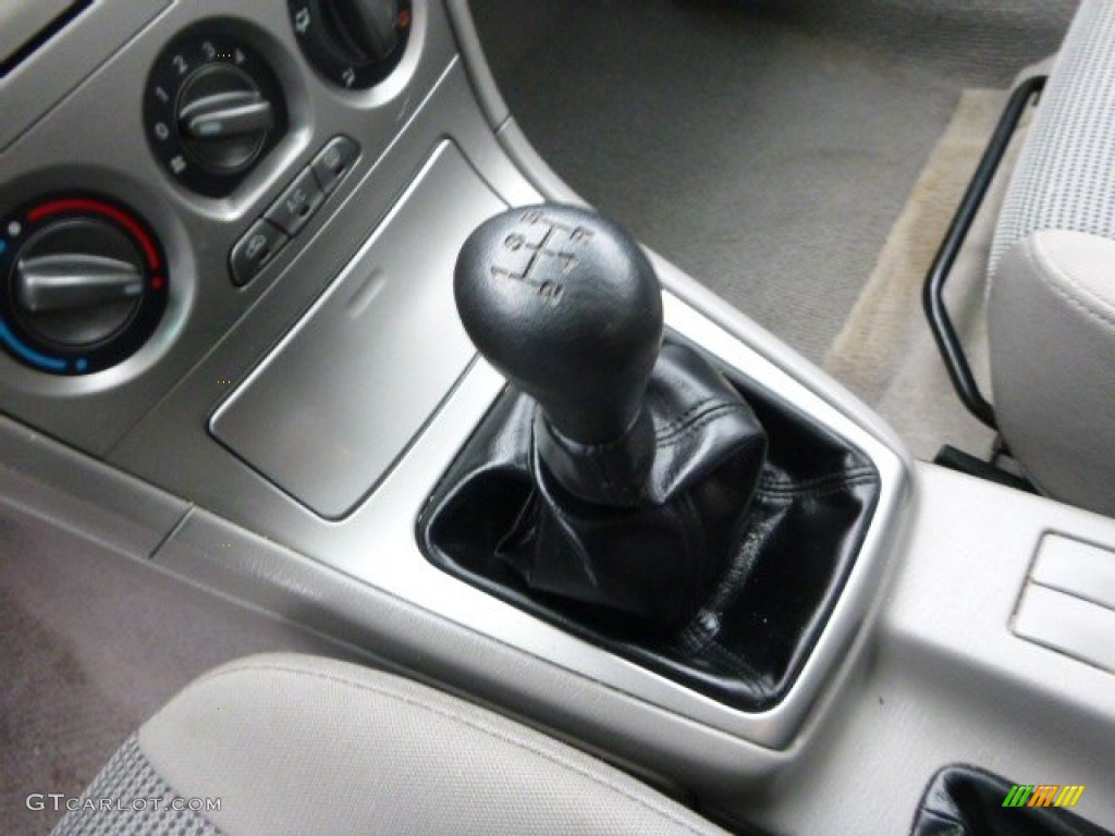 2006 Forester 2.5 X - Steel Gray Metallic / Graphite Gray photo #12