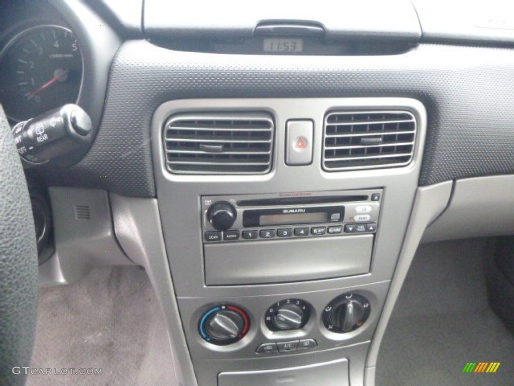 2006 Forester 2.5 X - Steel Gray Metallic / Graphite Gray photo #13