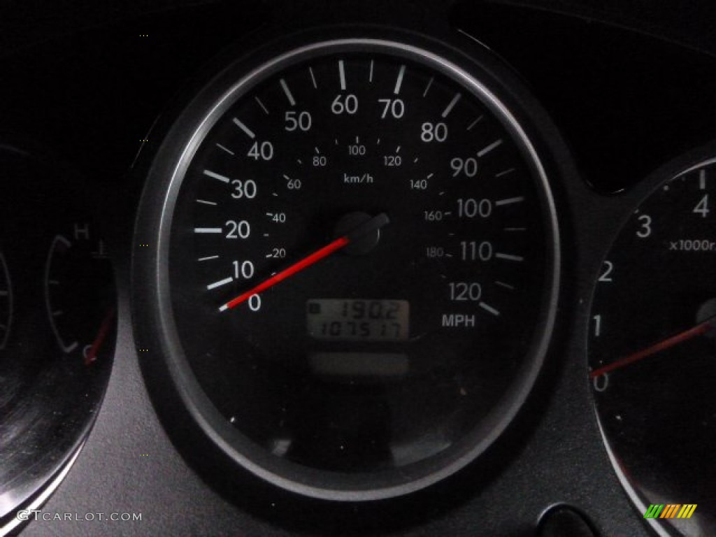 2006 Forester 2.5 X - Steel Gray Metallic / Graphite Gray photo #15