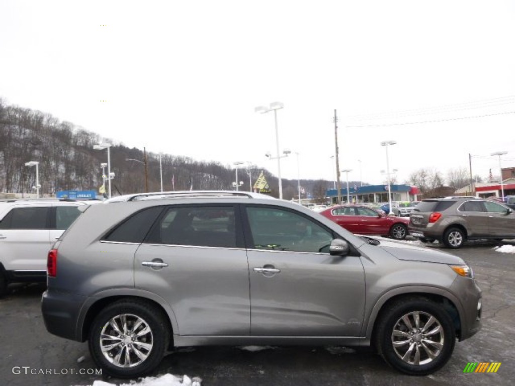 2011 Sorento SX V6 AWD - Titanium Silver / Black photo #1