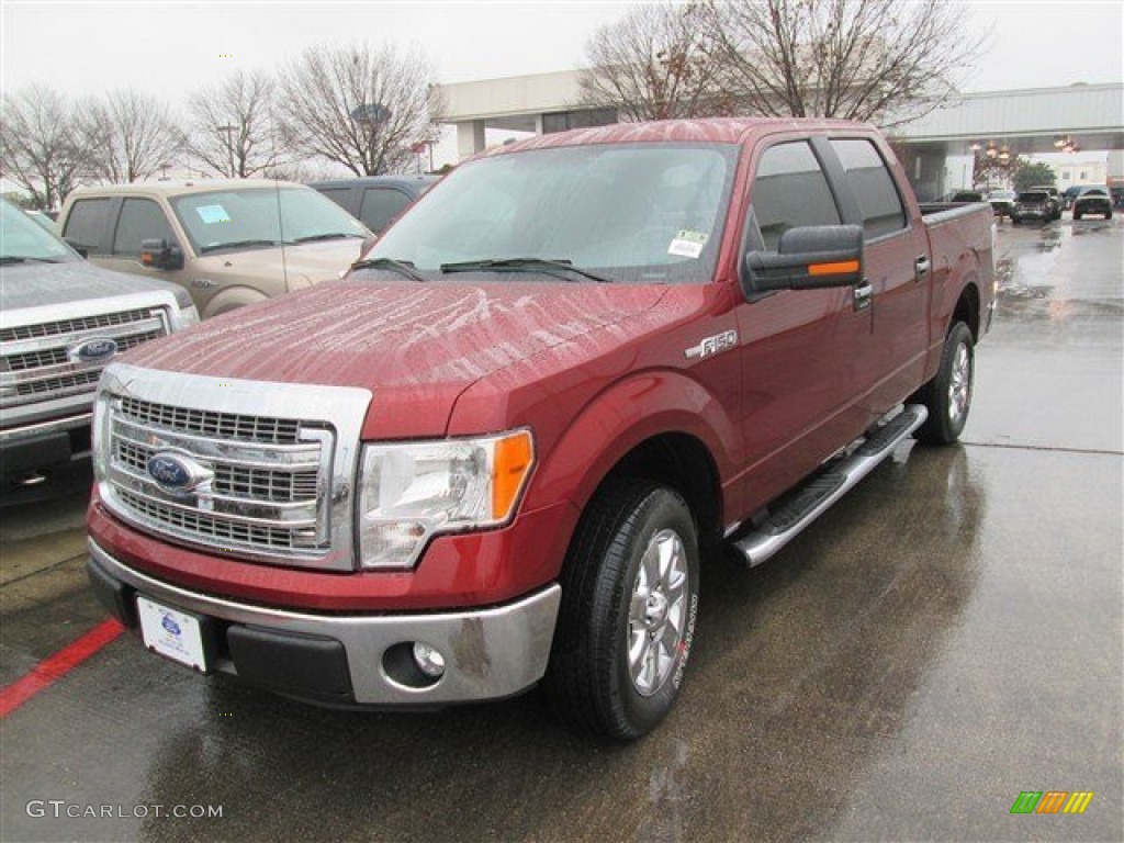 2014 F150 XLT SuperCrew - Sunset / Pale Adobe photo #2