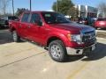 2014 Ruby Red Ford F150 Lariat SuperCrew 4x4  photo #6