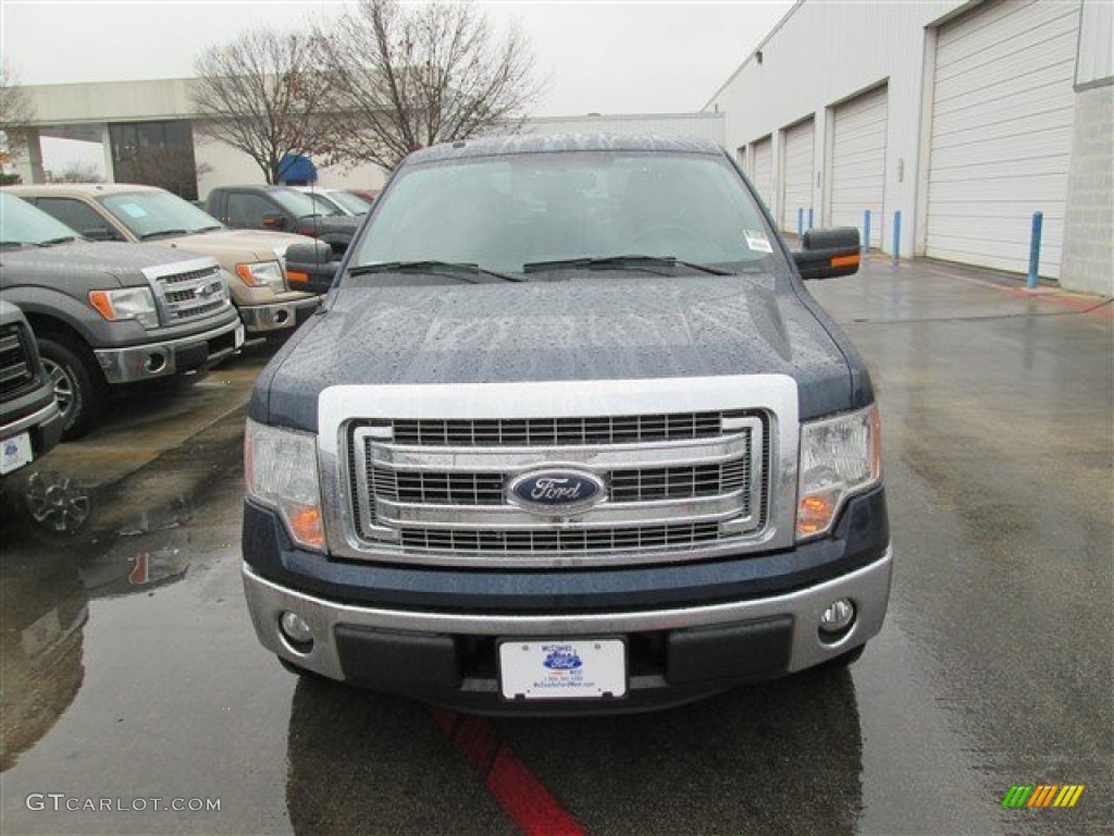 2014 F150 XLT SuperCrew - Blue Jeans / Steel Grey photo #1
