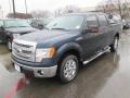 2014 Blue Jeans Ford F150 XLT SuperCrew  photo #2