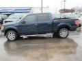 2014 Blue Jeans Ford F150 XLT SuperCrew  photo #3