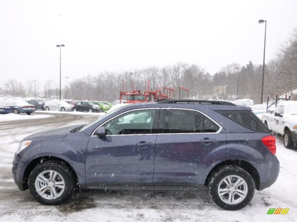 2014 Equinox LT AWD - Atlantis Blue Metallic / Jet Black photo #8