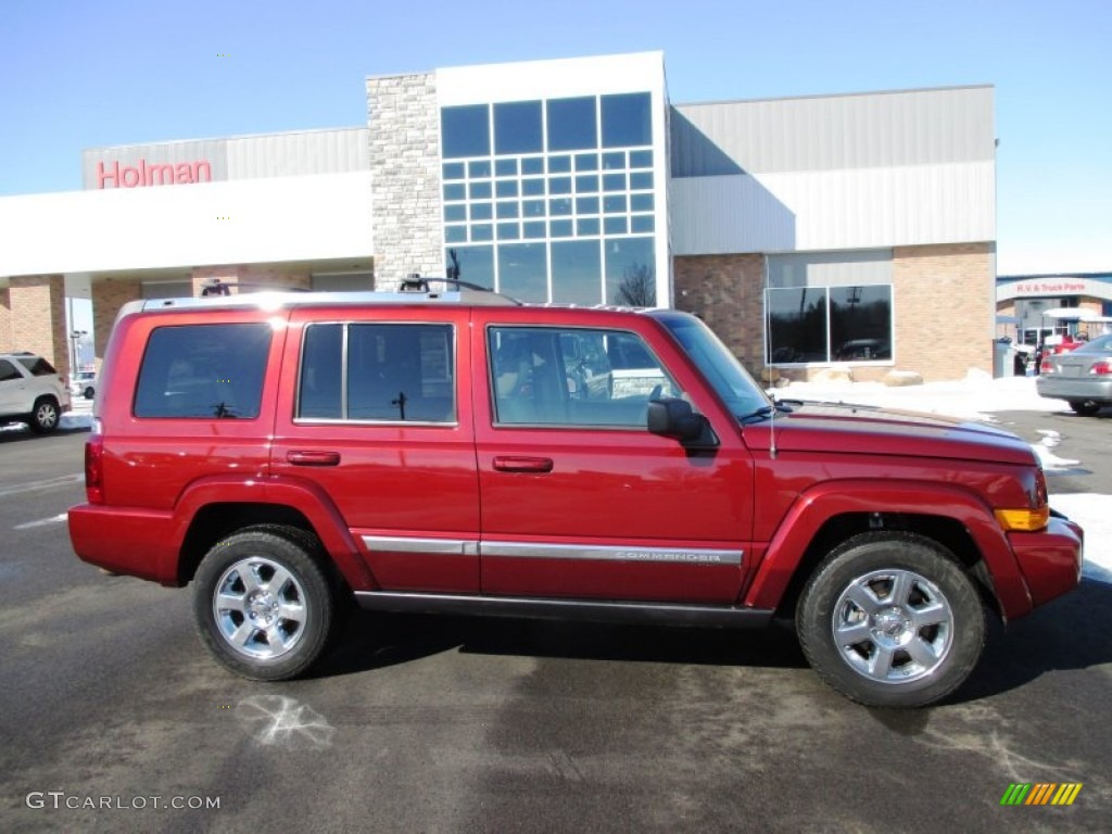 2008 Commander Limited 4x4 - Red Rock Crystal Pearl / Dark Khaki/Light Graystone photo #1