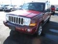 2008 Red Rock Crystal Pearl Jeep Commander Limited 4x4  photo #3