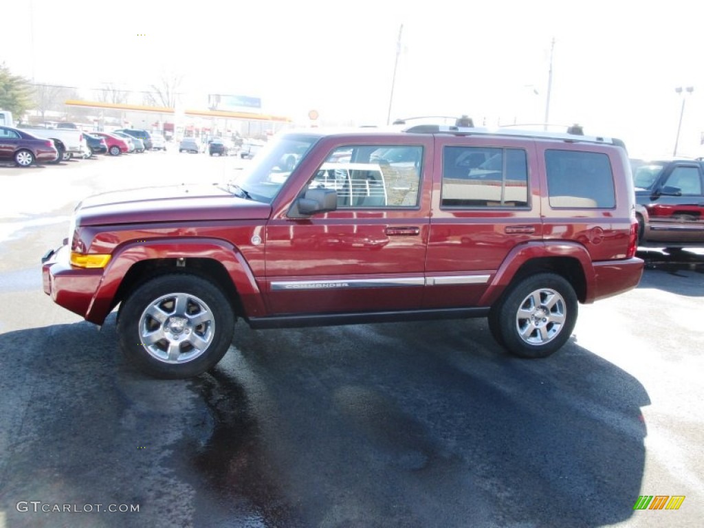 2008 Commander Limited 4x4 - Red Rock Crystal Pearl / Dark Khaki/Light Graystone photo #4