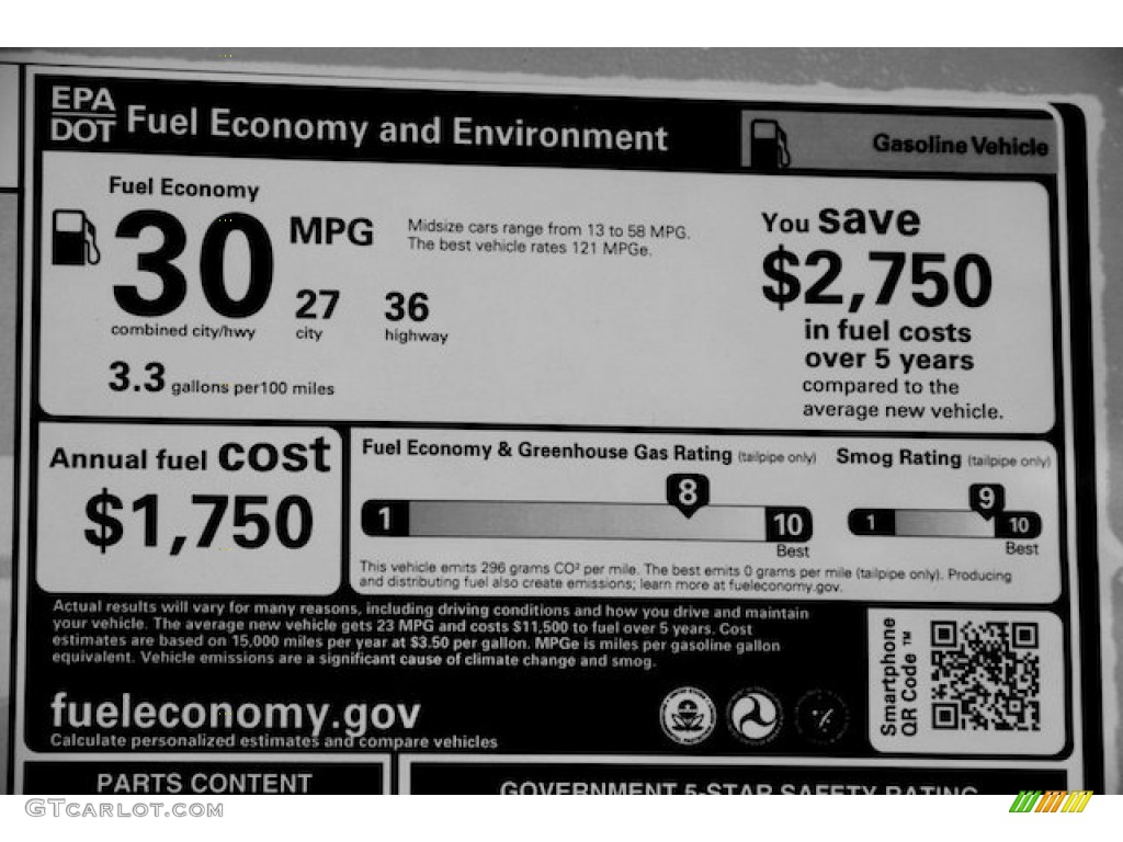 2014 Accord EX-L Sedan - Modern Steel Metallic / Gray photo #21