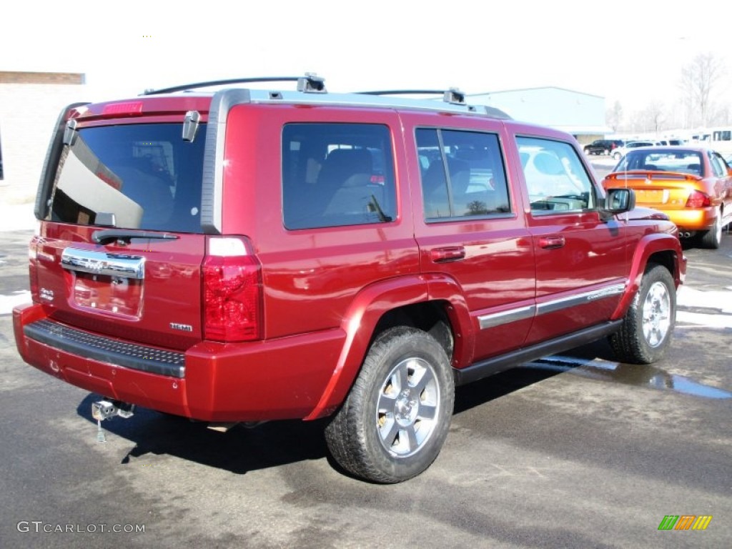 2008 Commander Limited 4x4 - Red Rock Crystal Pearl / Dark Khaki/Light Graystone photo #37