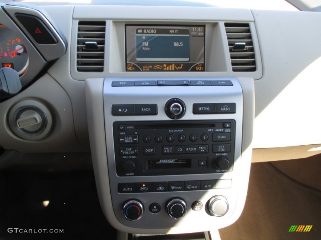 2007 Murano SL AWD - Midnight Blue Pearl / Cafe Latte photo #8