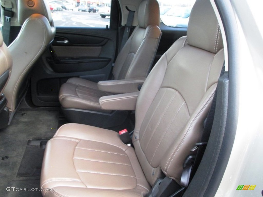 Dark Cashmere Interior 2014 GMC Acadia SLT AWD Photo #90587977