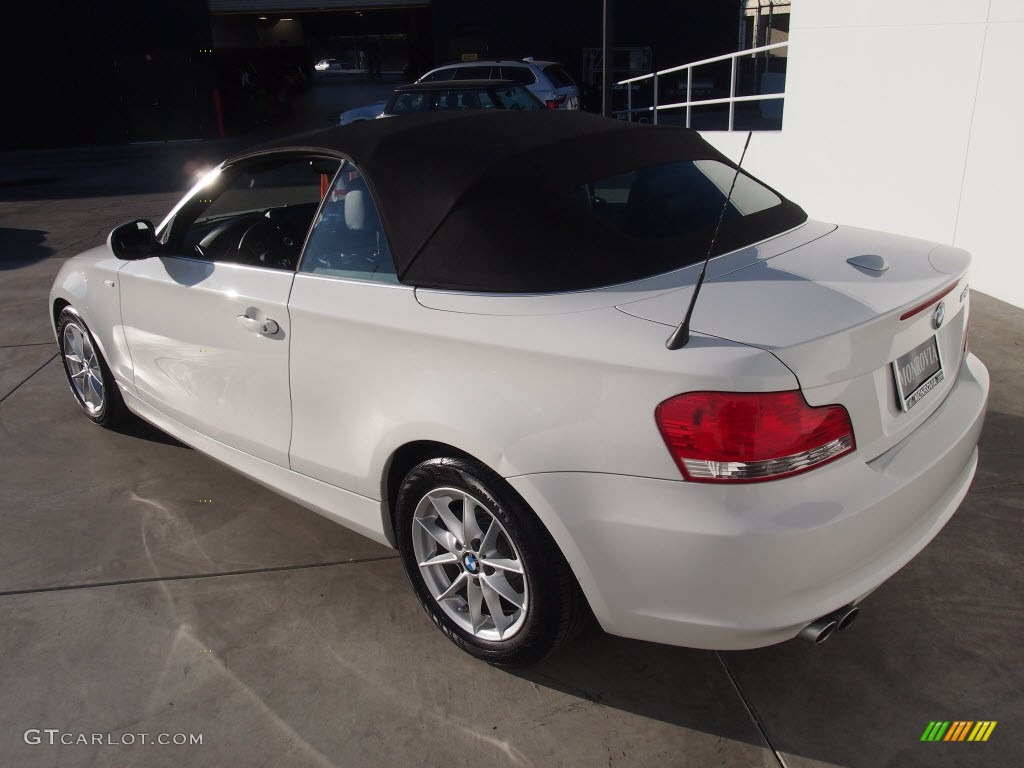 2011 1 Series 128i Convertible - Alpine White / Black photo #5