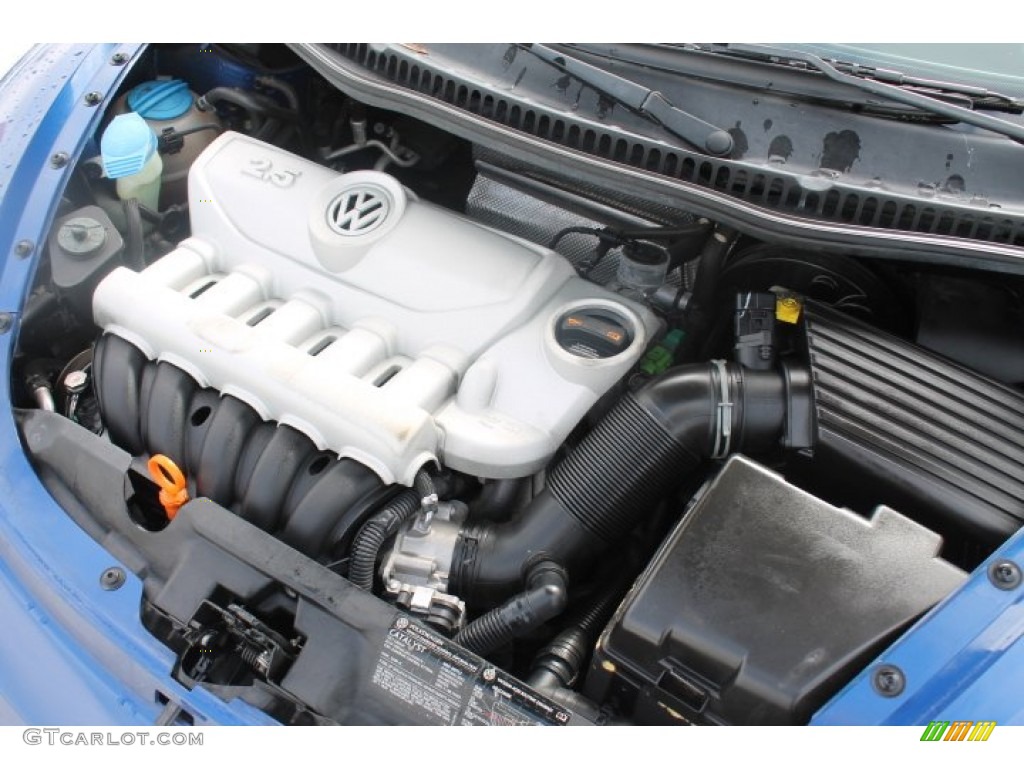 2007 Volkswagen New Beetle 2.5 Coupe 2.5 Liter DOHC 20 Valve 5 Cylinder Engine Photo #90590338