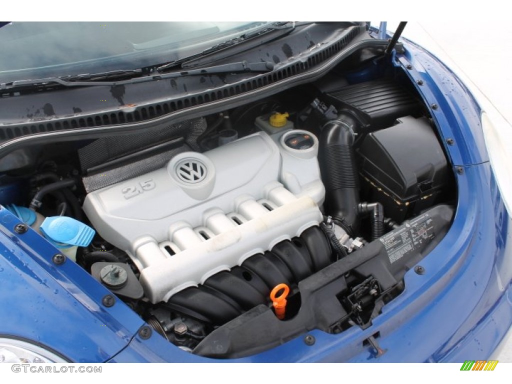 2007 Volkswagen New Beetle 2.5 Coupe 2.5 Liter DOHC 20 Valve 5 Cylinder Engine Photo #90590347