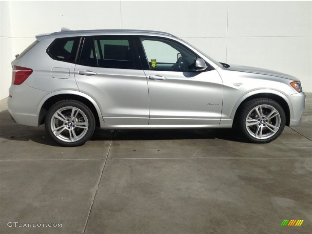 Titanium Silver Metallic 2014 BMW X3 xDrive35i Exterior Photo #90590797