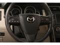 2010 Mazda CX-9 Sand Interior Steering Wheel Photo