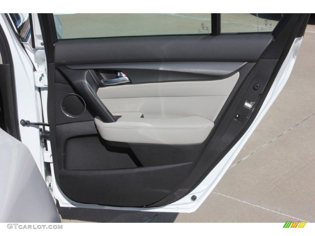 2014 Acura TL Technology SH-AWD Graystone Door Panel Photo #90592859