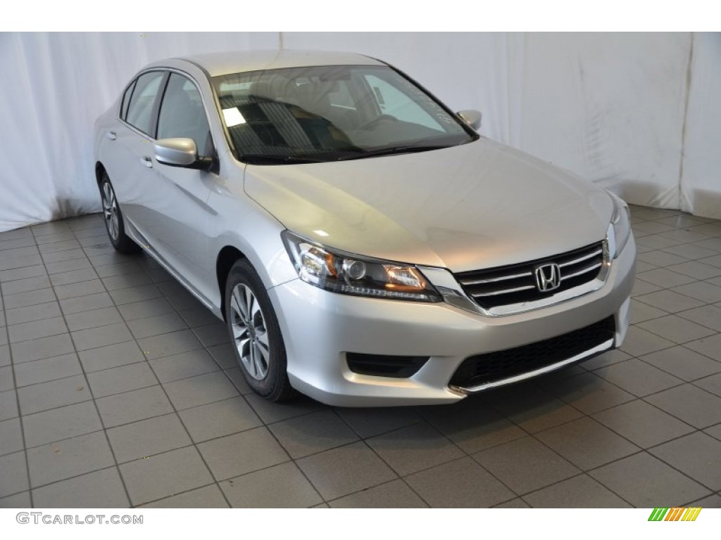 2014 Accord LX Sedan - Alabaster Silver Metallic / Gray photo #1