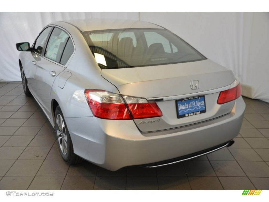 2014 Accord LX Sedan - Alabaster Silver Metallic / Black photo #6